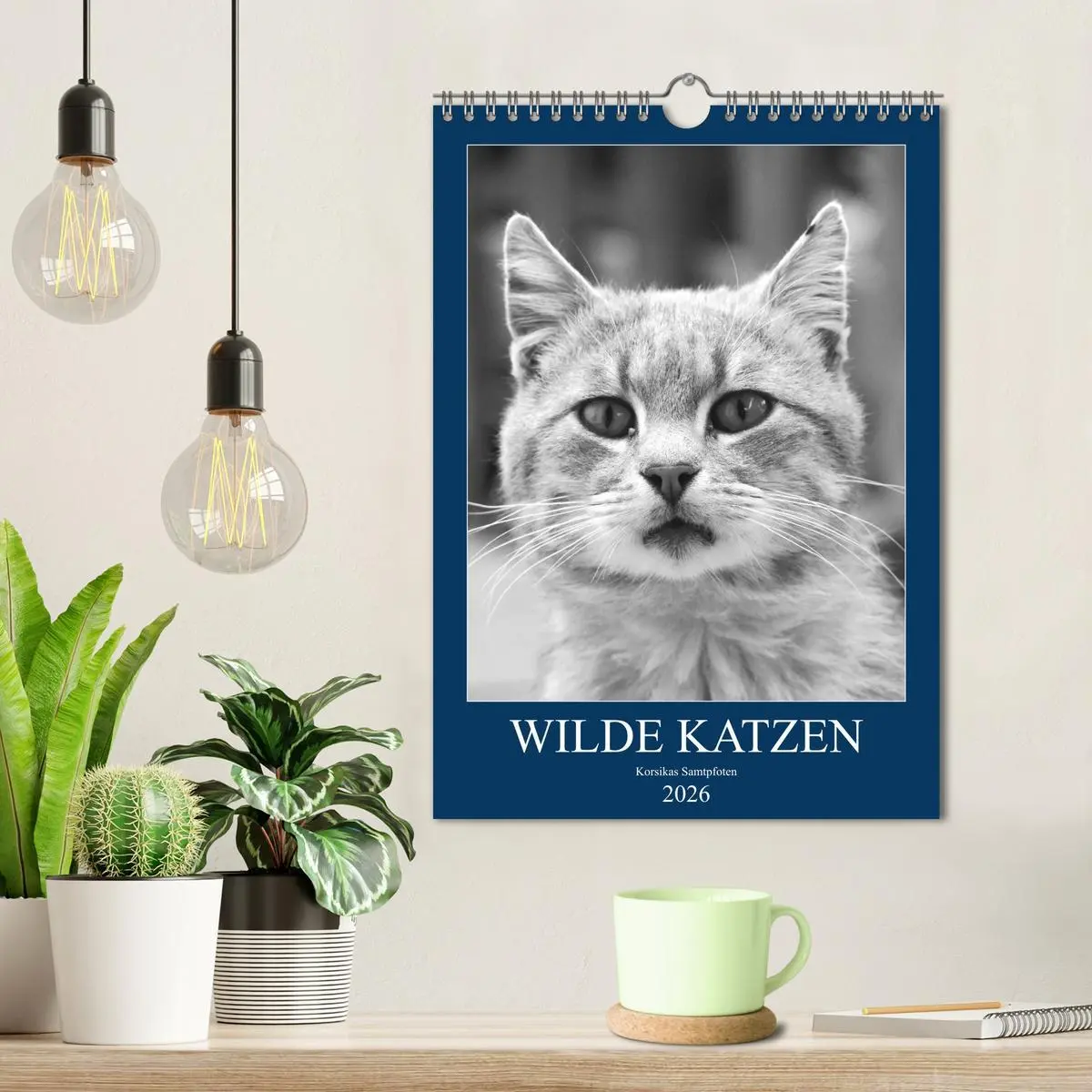 Bild: 9783516392098 | Wilde Katzen - Korsikas Samtpfoten (Wandkalender 2026 DIN A4 hoch),...