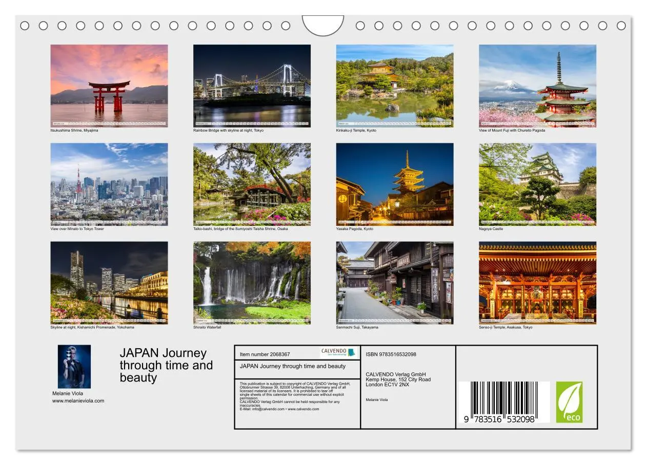 Bild: 9783516532098 | JAPAN Journey through time and beauty (Wall Calendar 2026 DIN A4...