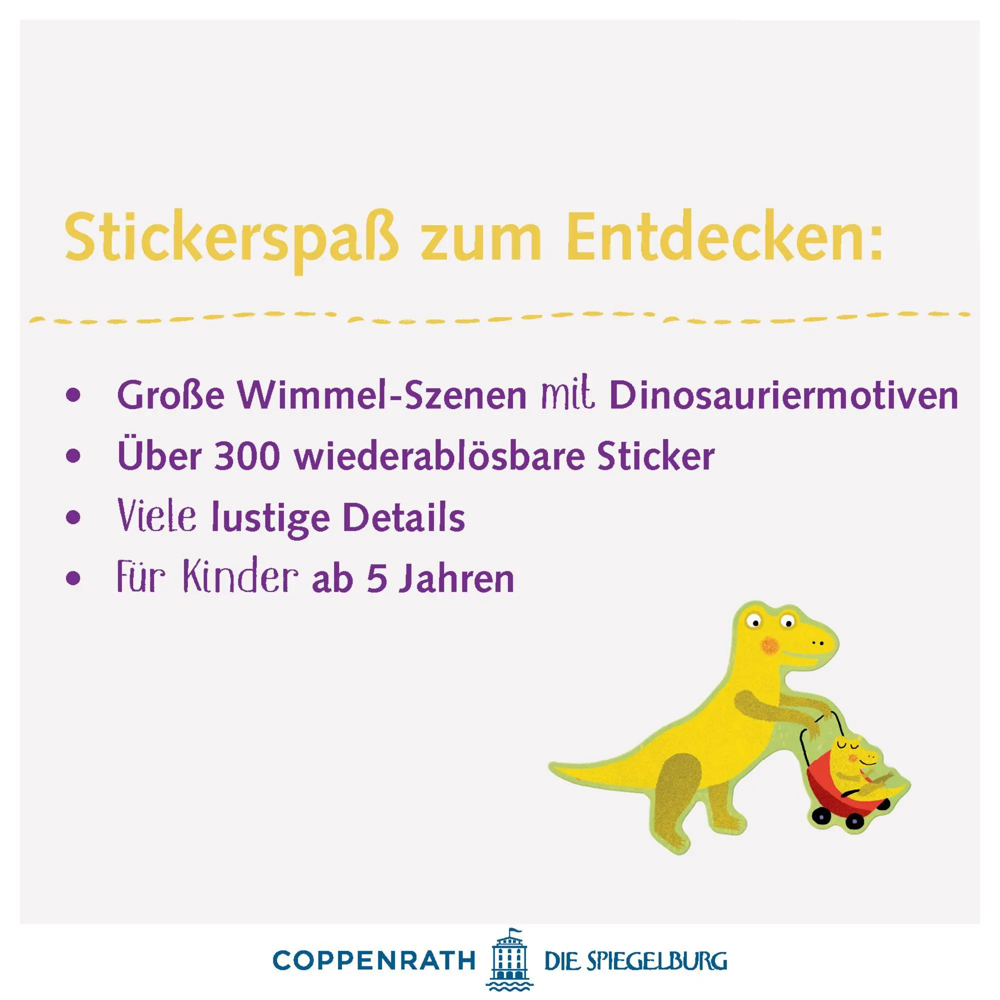 Bild: 9783649672098 | Wimmel-Stickerwelt - Dinos &amp; Co. | Mit über 300 Stickern | Johnson