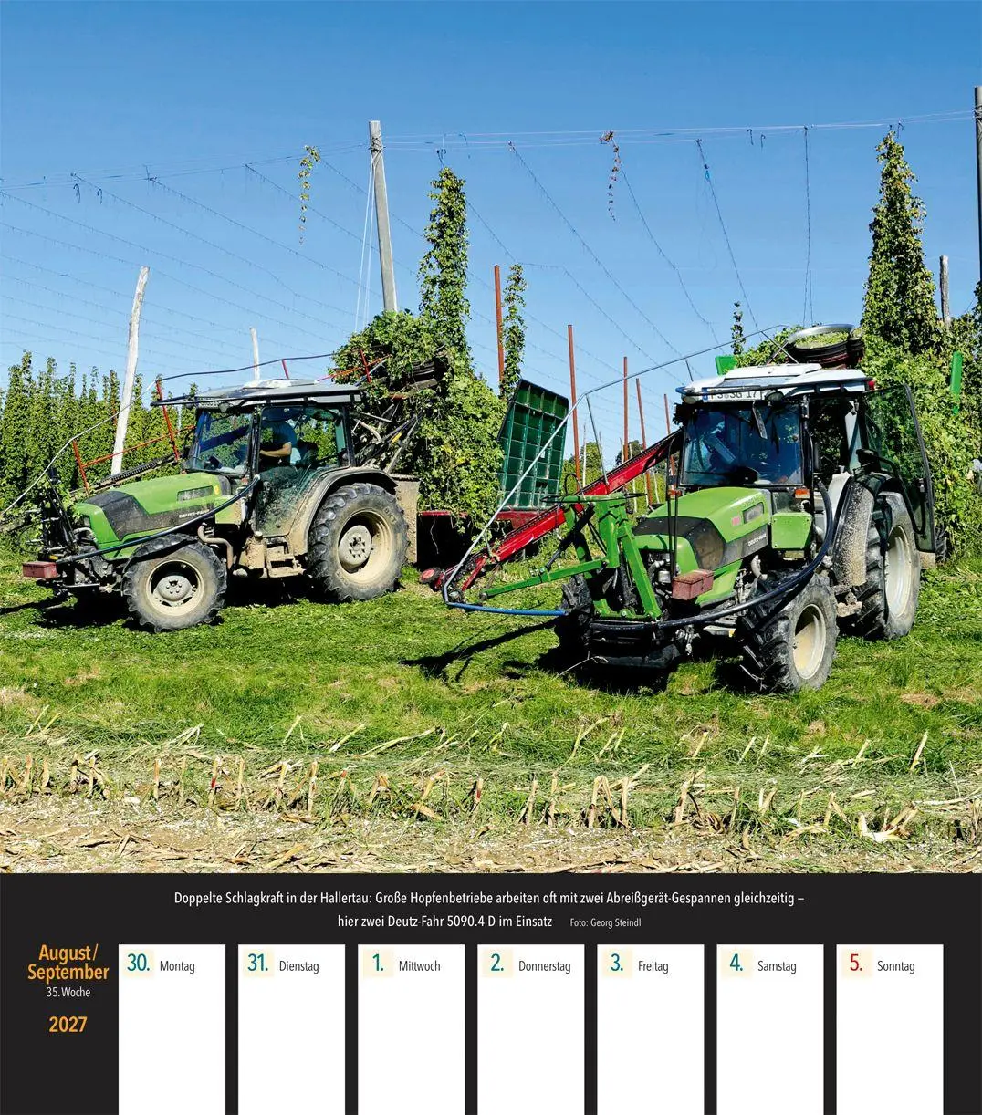 Bild: 9783751612098 | Deutz Traktoren 2027 | Wochenkalender mit 53 Abbildungen | Kalender