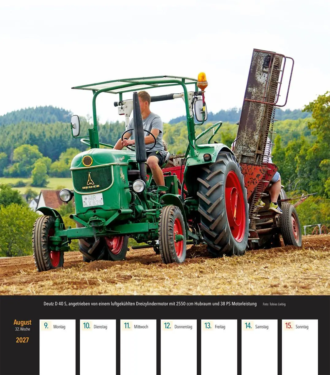 Bild: 9783751612098 | Deutz Traktoren 2027 | Wochenkalender mit 53 Abbildungen | Kalender