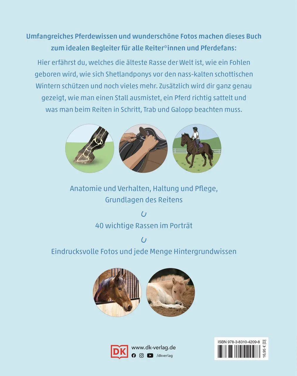 Rückseite: 9783831042098 | Pferde und Ponys | Rassen, Haltung, Pflege: Alles, was du wissen musst