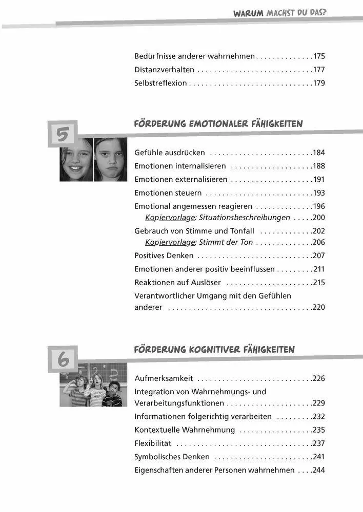 Bild: 9783834632098 | Warum machst du das? Sozial-emotionale Auffälligkeiten von...