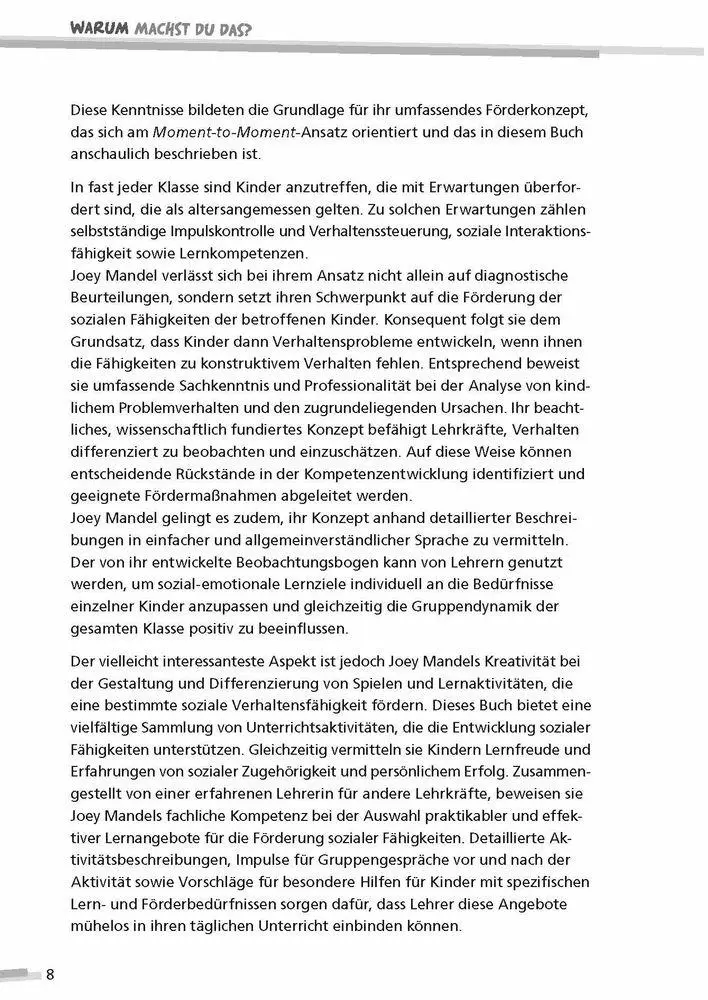 Bild: 9783834632098 | Warum machst du das? Sozial-emotionale Auffälligkeiten von...