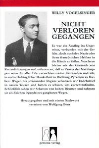 Cover: 9783924652098 | Nicht verloren gegangen | Hrsg. u. Nachw. v. Wolfgang Benz | Buch