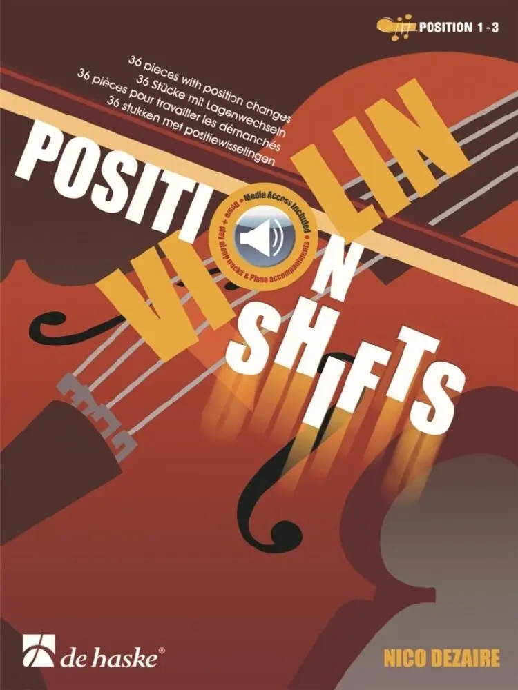 Cover: 9789043162098 | Violin Position Shifts | 36 Pieces with Position Changes | Dezaire