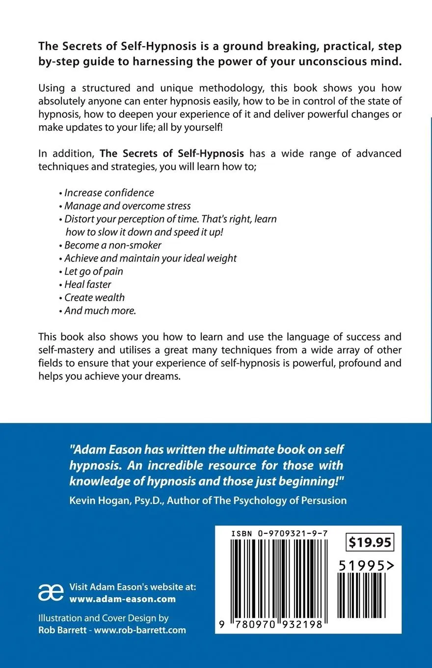 Rückseite: 9780970932198 | The Secrets of Self-Hypnosis: Harnessing the Power of Your...