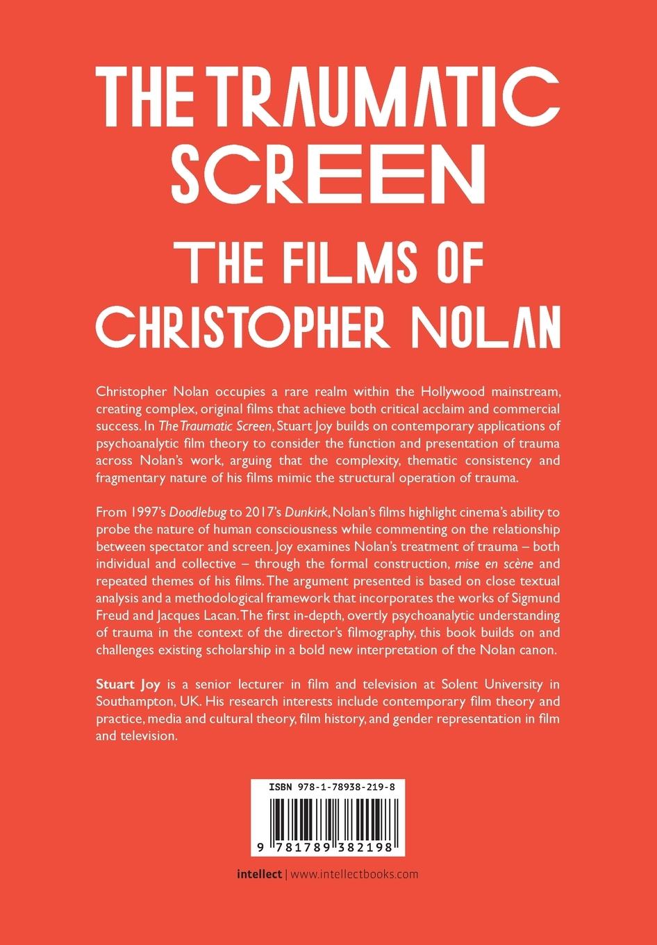 Rückseite: 9781789382198 | The Traumatic Screen | The Films of Christopher Nolan | Stuart Joy