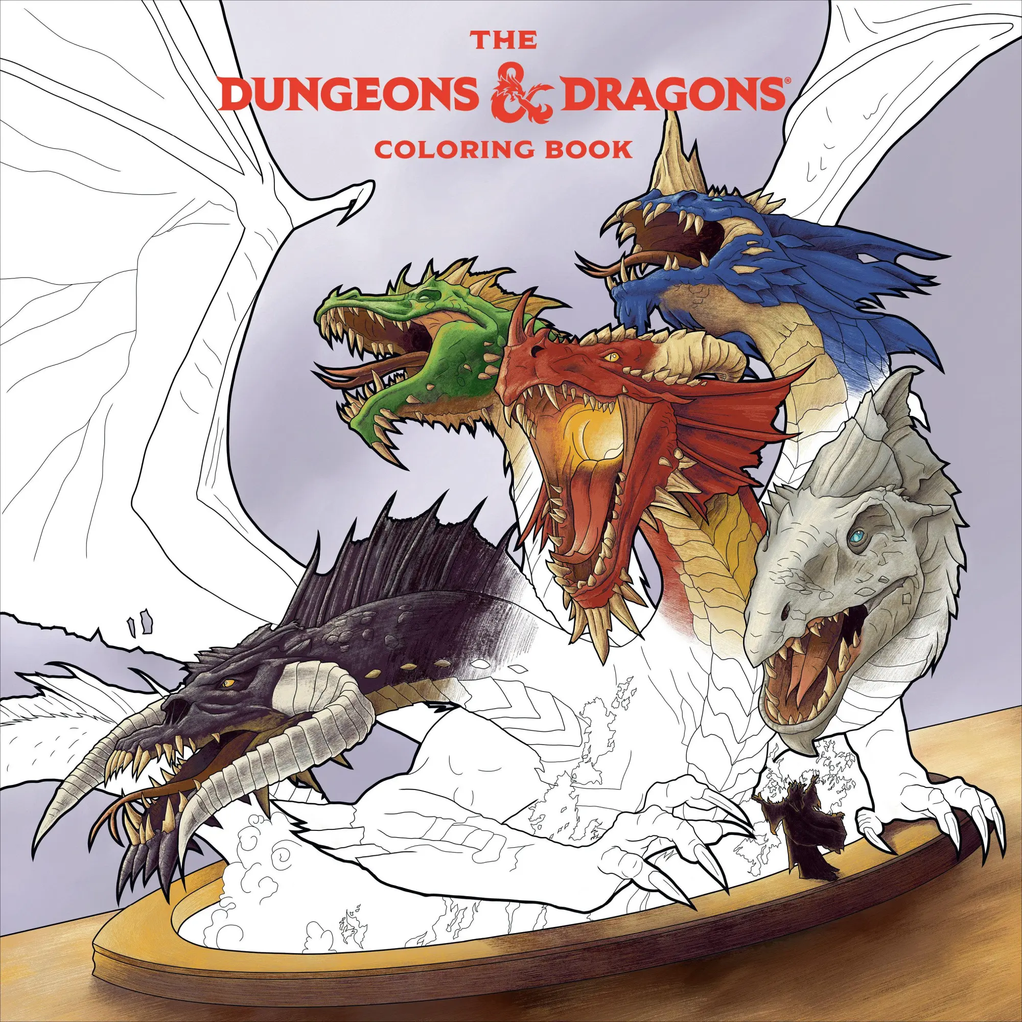 Cover: 9781984862198 | The Dungeons &amp; Dragons Coloring Book | 80 Adventurous Line Drawings