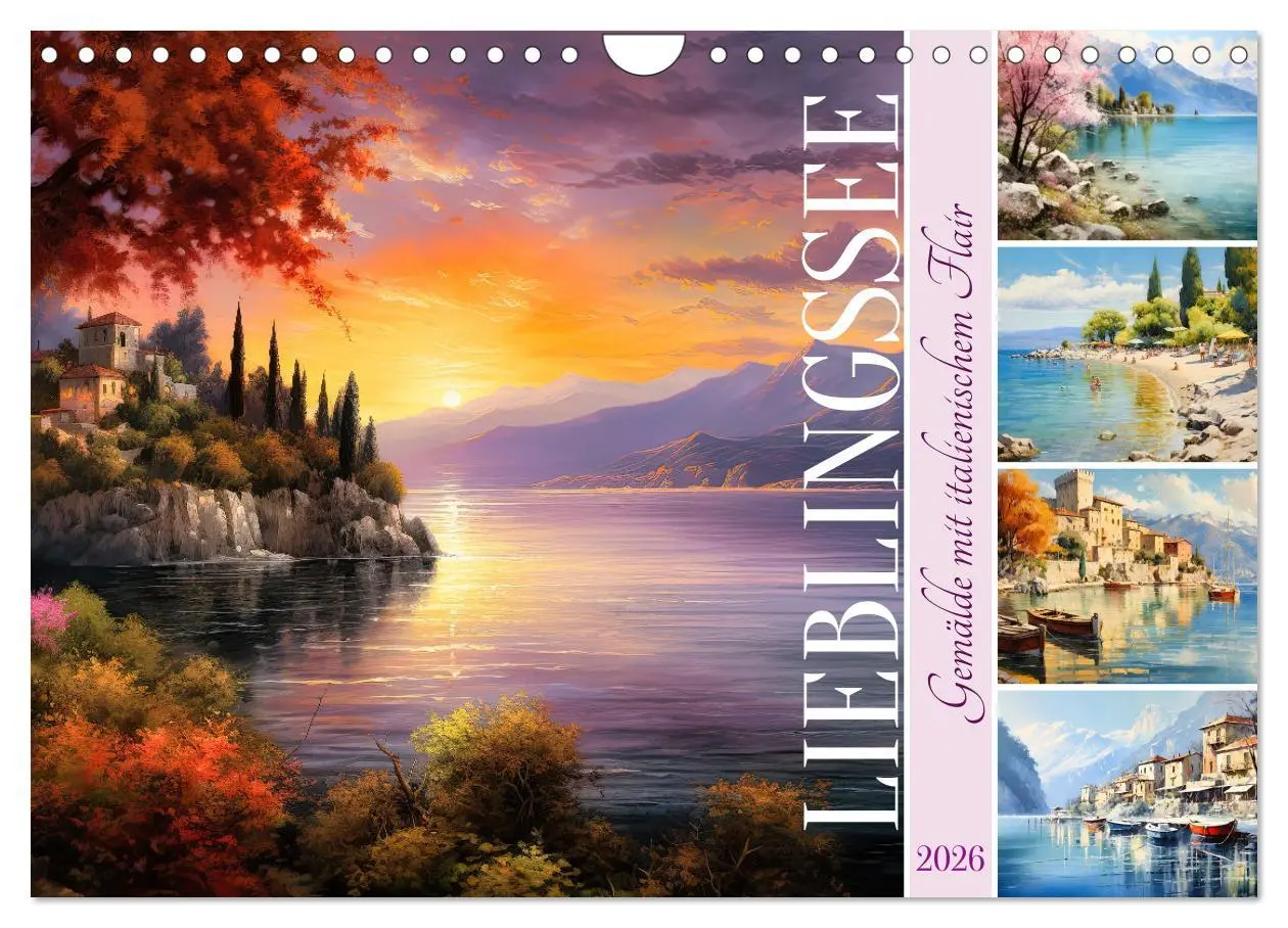 Cover: 9783457362198 | Lieblingssee (Wandkalender 2026 DIN A4 quer), CALVENDO Monatskalender