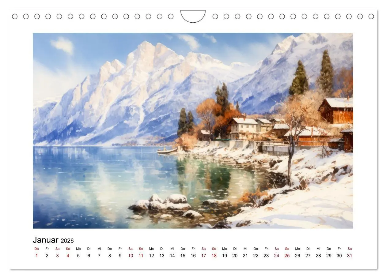 Bild: 9783457362198 | Lieblingssee (Wandkalender 2026 DIN A4 quer), CALVENDO Monatskalender