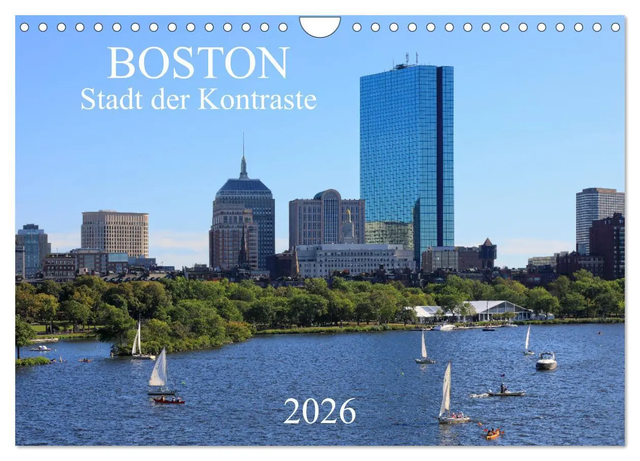 Cover: 9783457672198 | Boston - Stadt der Kontraste (Wandkalender 2026 DIN A4 quer),...