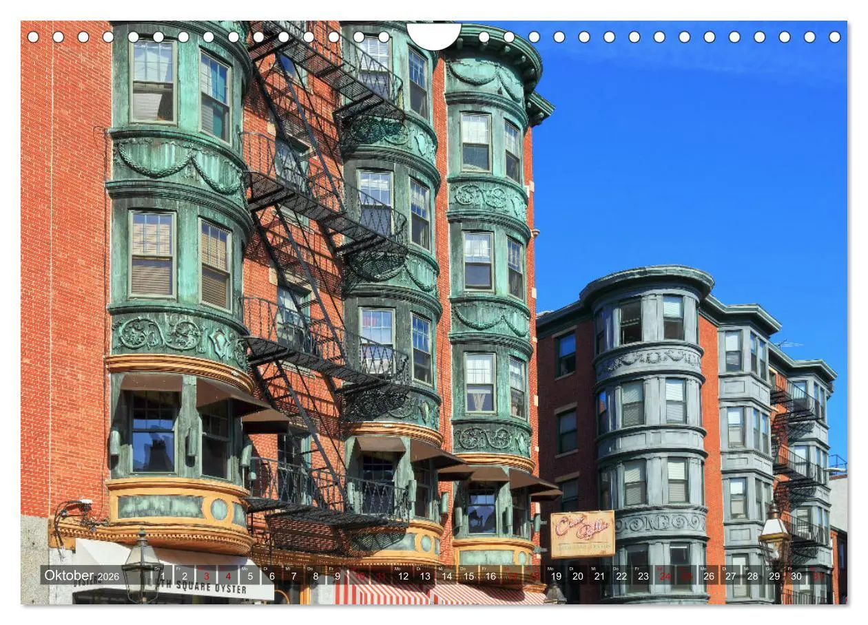 Bild: 9783457672198 | Boston - Stadt der Kontraste (Wandkalender 2026 DIN A4 quer),...