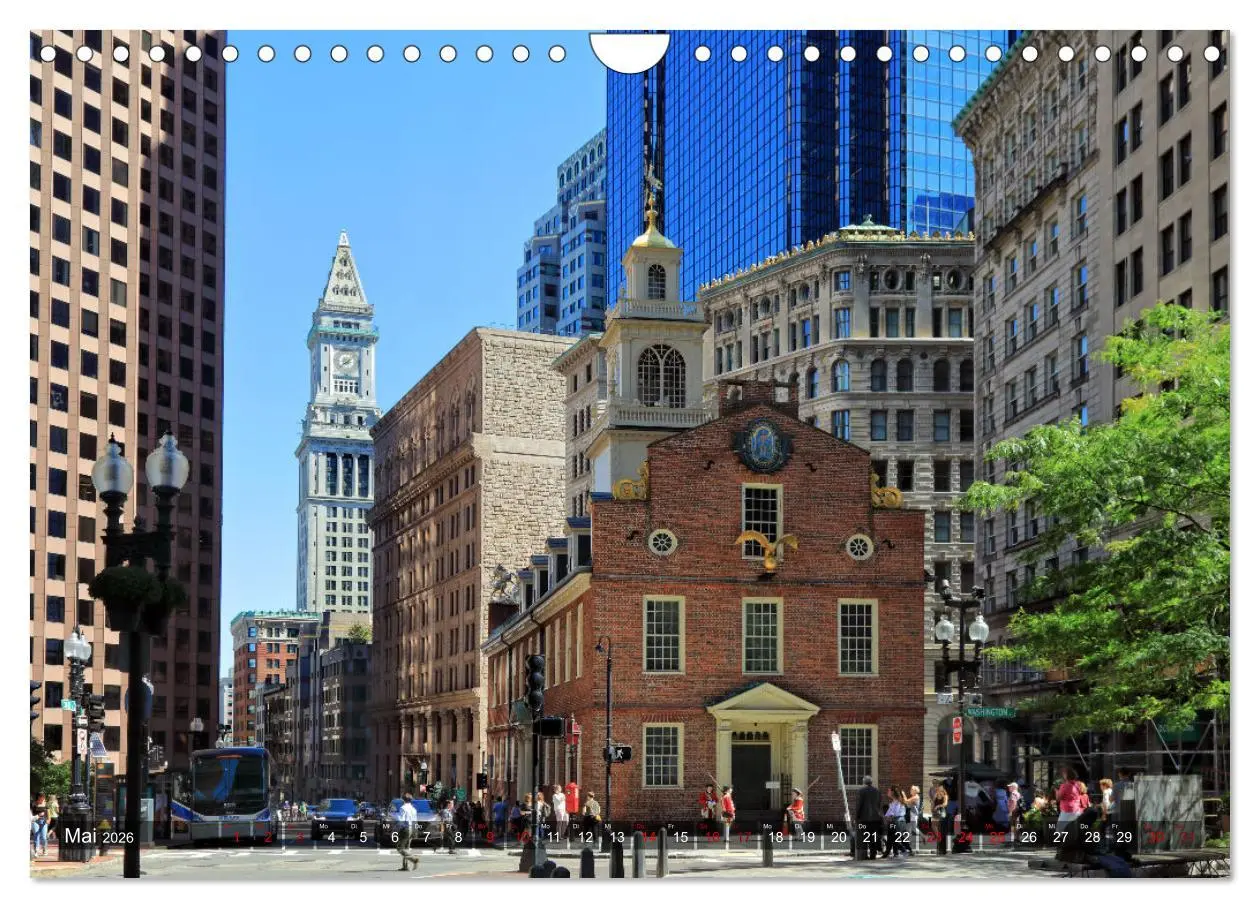 Bild: 9783457672198 | Boston - Stadt der Kontraste (Wandkalender 2026 DIN A4 quer),...