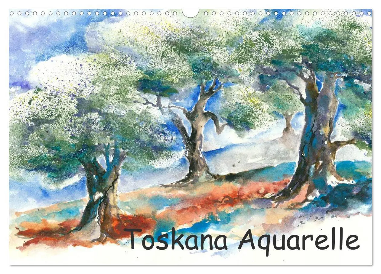 Cover: 9783516072198 | Toskana Aquarelle (Wandkalender 2026 DIN A3 quer), CALVENDO...