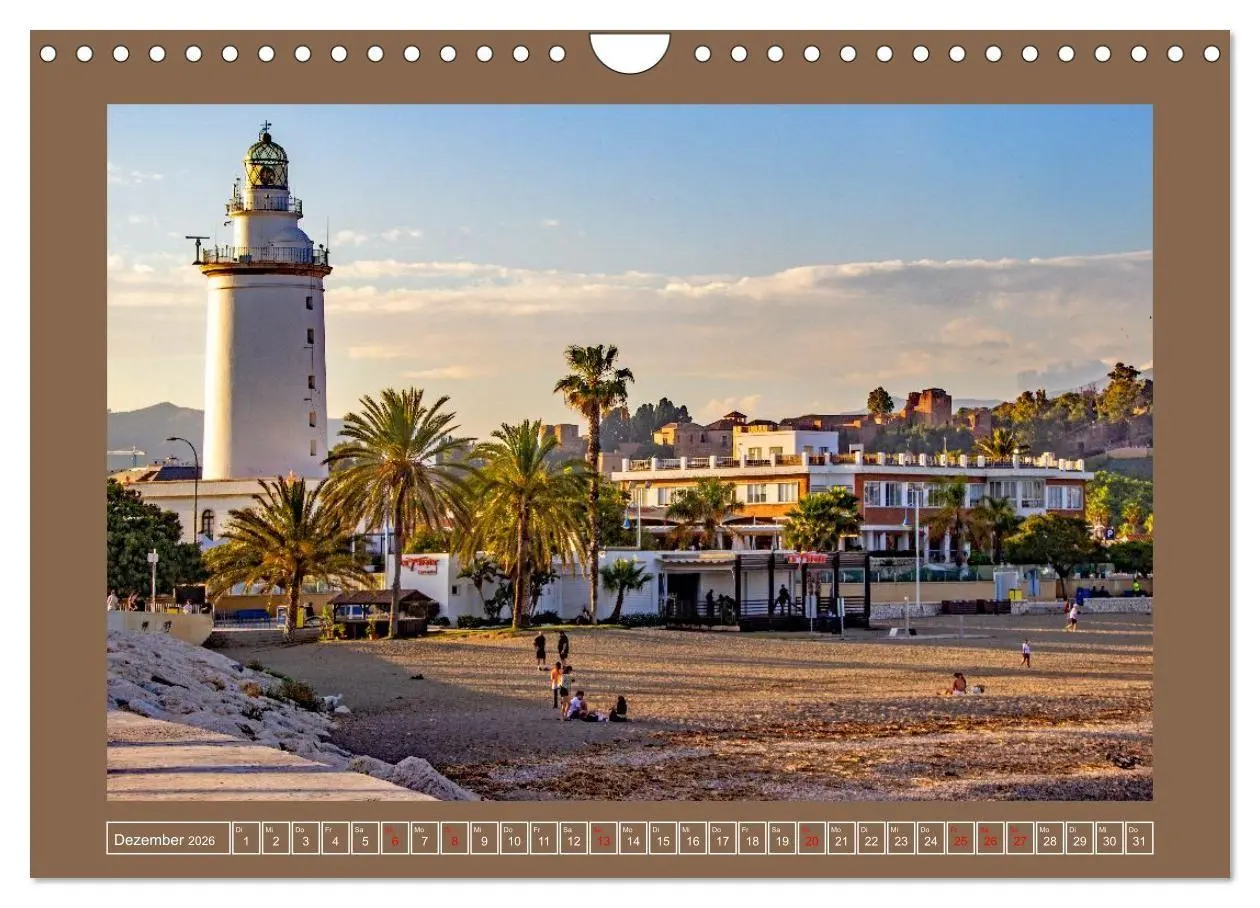 Bild: 9783516692198 | Ein Herz für Málaga (Wandkalender 2026 DIN A4 quer), CALVENDO...