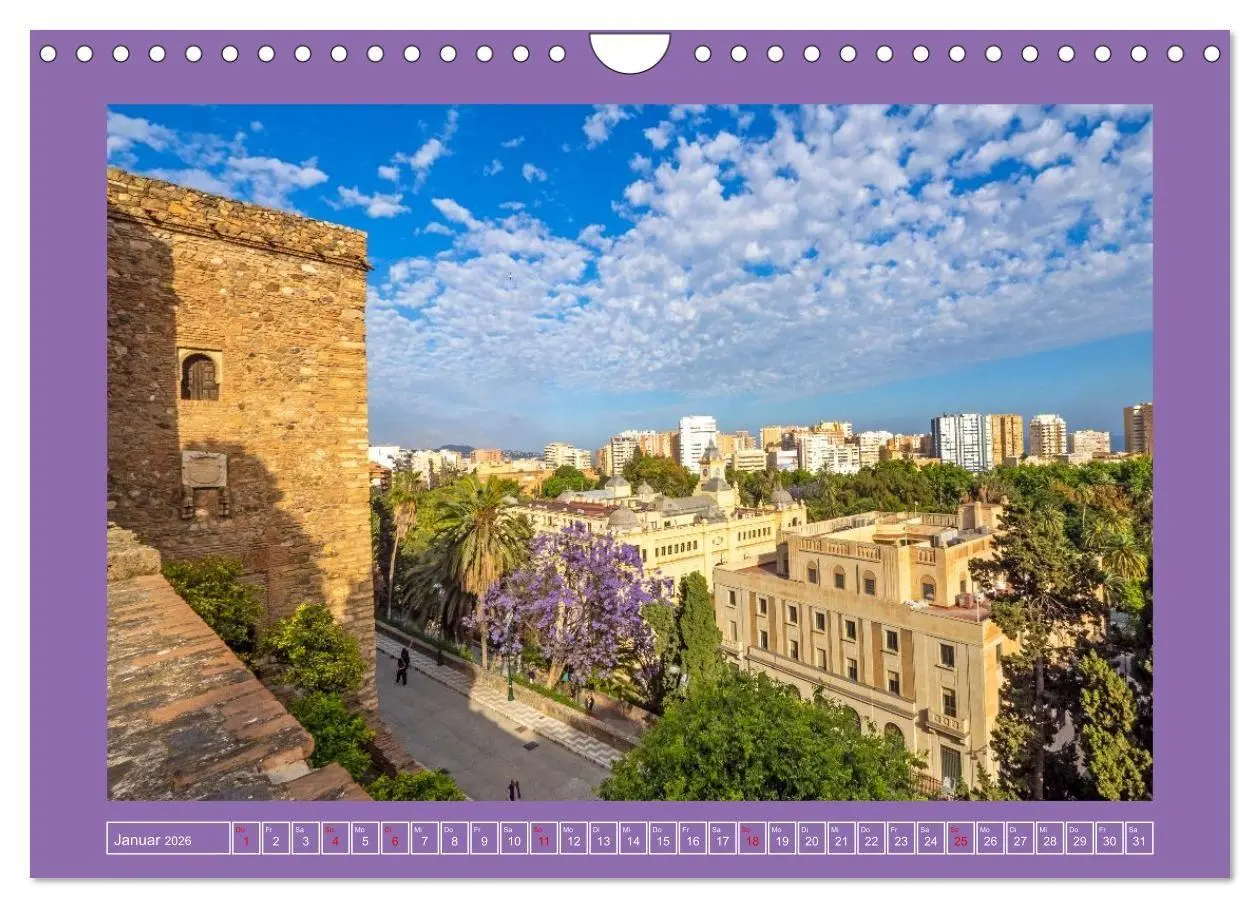Bild: 9783516692198 | Ein Herz für Málaga (Wandkalender 2026 DIN A4 quer), CALVENDO...