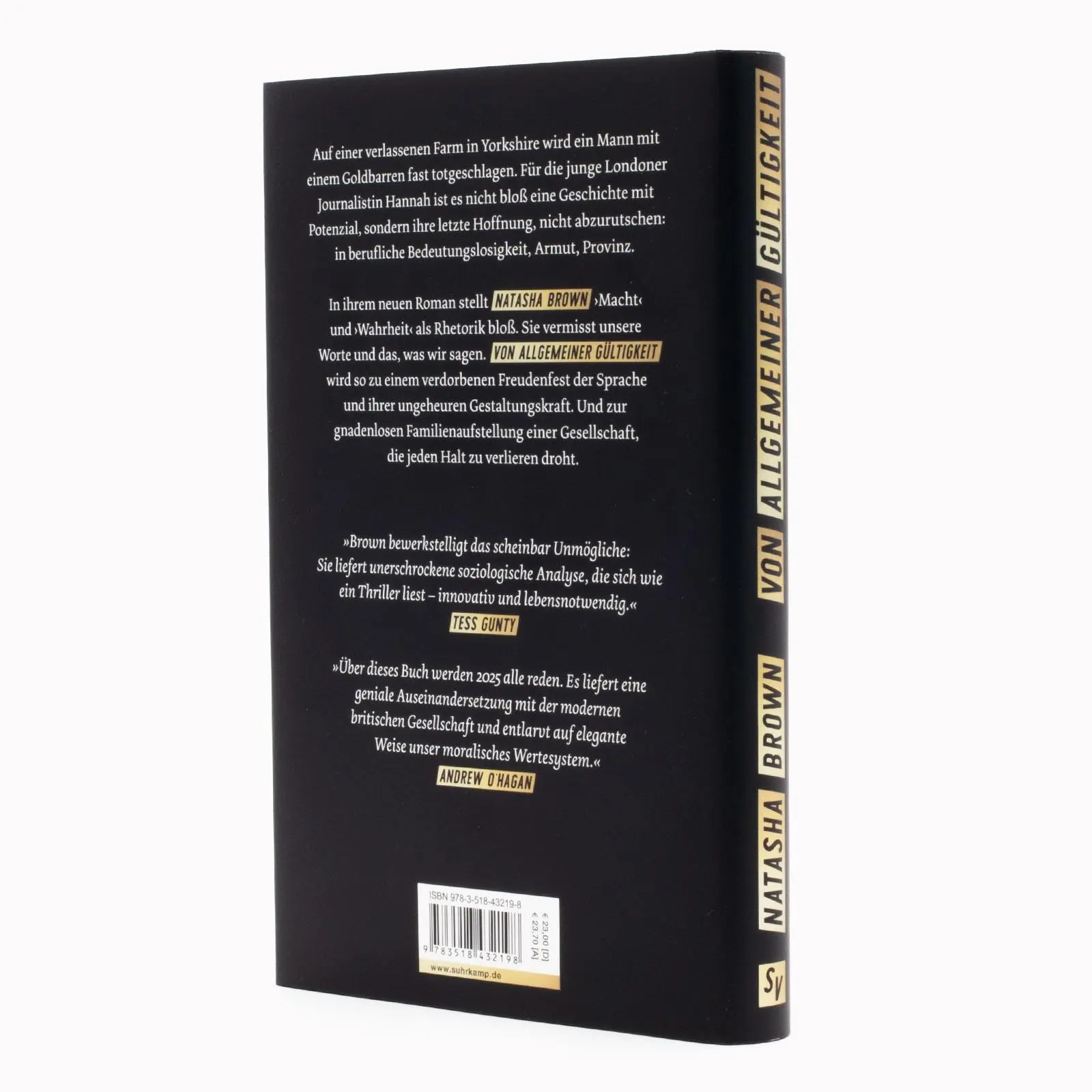 Bild: 9783518432198 | Von allgemeiner Gültigkeit | Natasha Brown | Buch | 160 S. | Deutsch