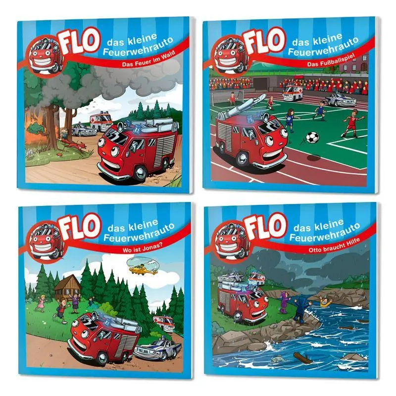 Cover: 9783986952198 | Flo Minibuch-Set 2 | das kleine Feuerwehrauto Flo | Taschenbuch | 2026