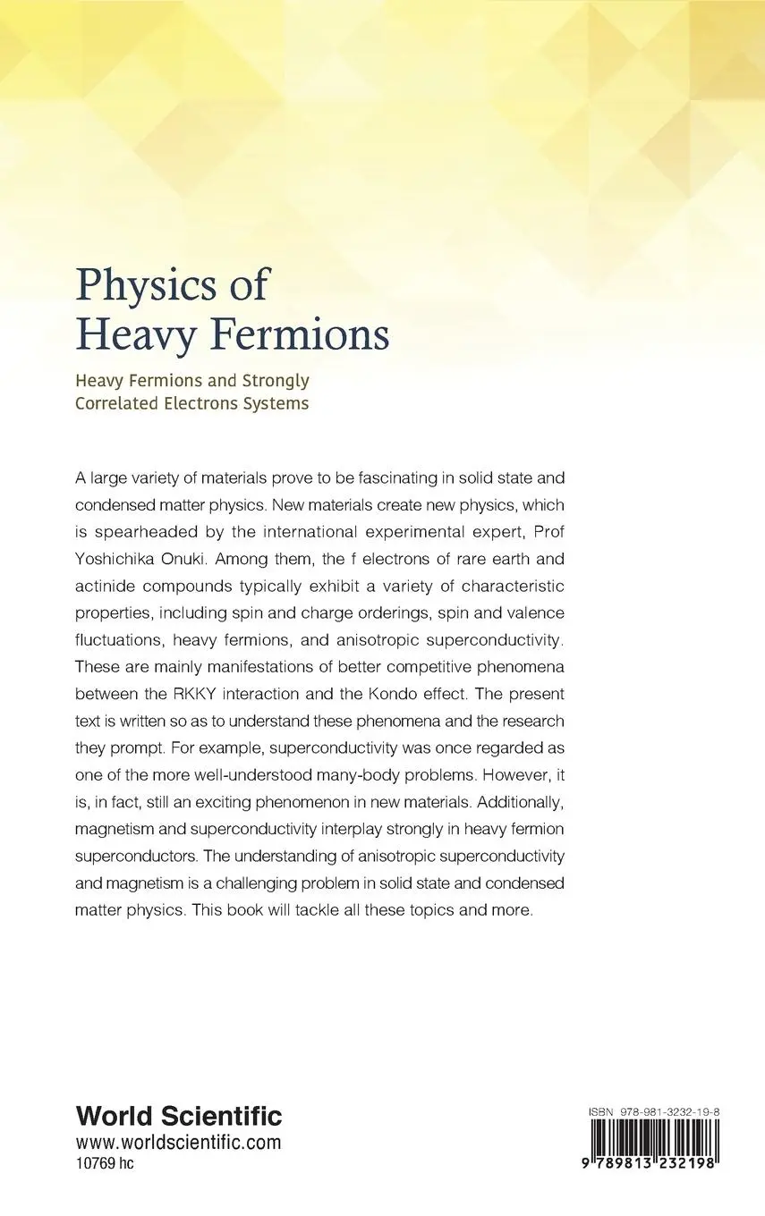 Rückseite: 9789813232198 | PHYSICS OF HEAVY FERMIONS | Yoshichika Onuki | Buch | Englisch | 2018