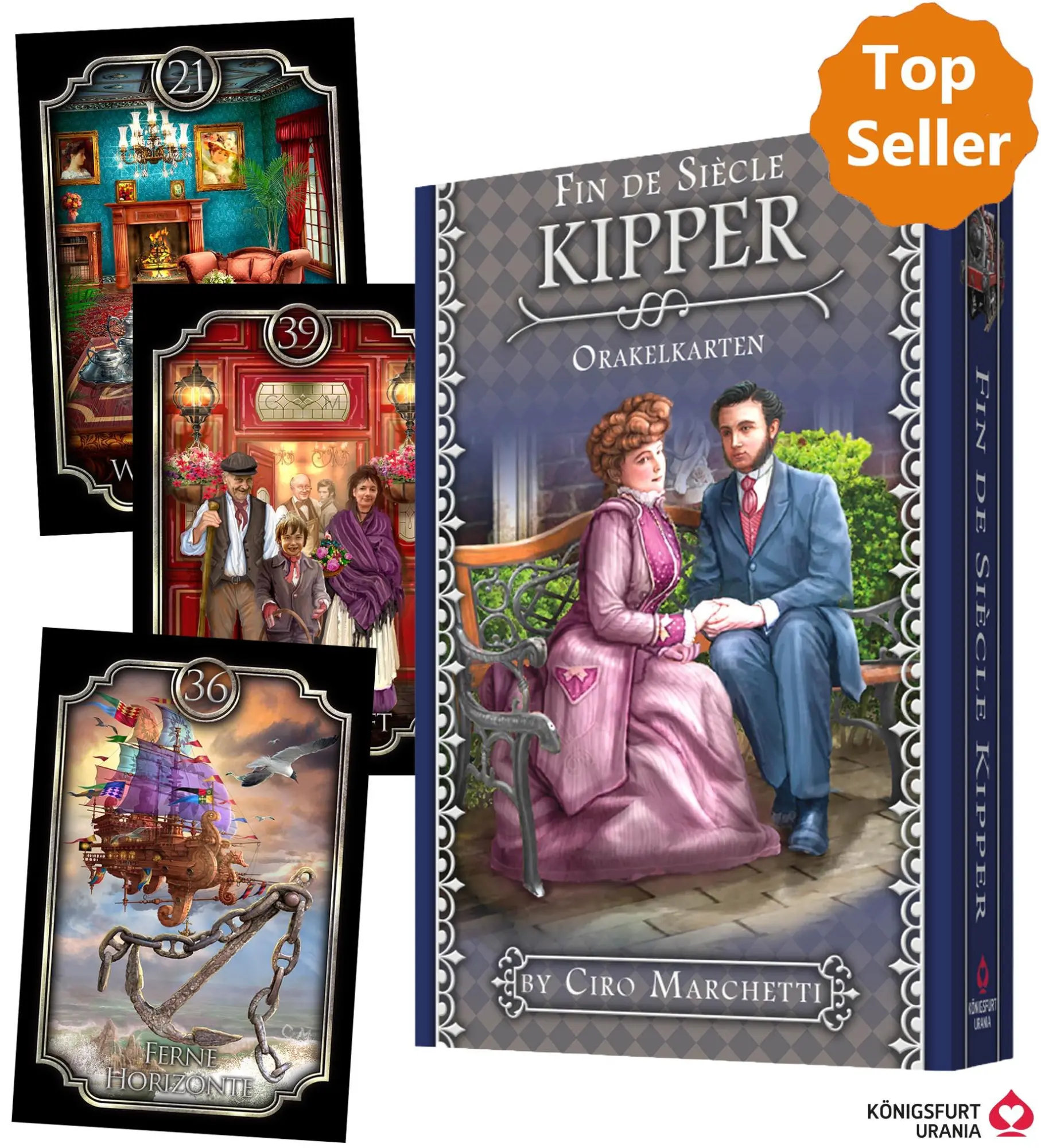 Cover: 4250375102298 | Fin de Siècle Kipper | Orakelkarten | Ciro Marchetti | Spiel | 39 S.