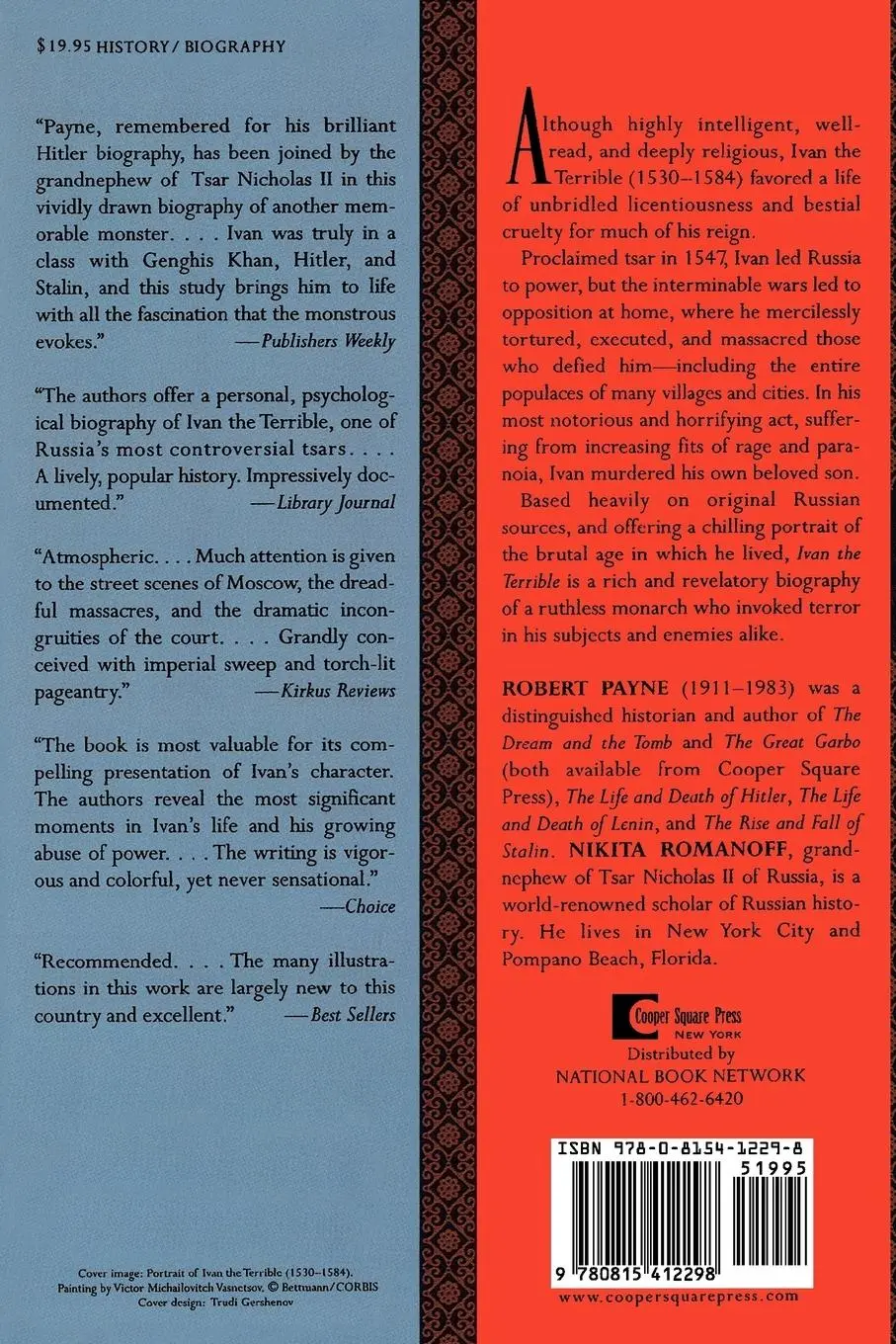 Rückseite: 9780815412298 | Ivan the Terrible | Robert Payne (u. a.) | Taschenbuch | Englisch