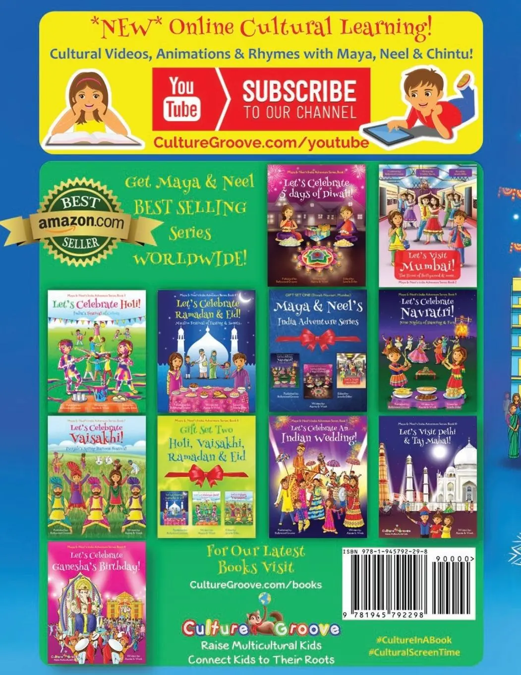 Rückseite: 9781945792298 | Let's Celebrate Krishna's Birthday! (Maya &amp; Neel's India Adventure...