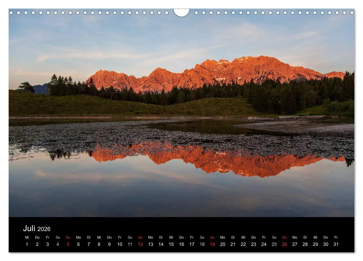 Bild: 9783516062298 | Bergblicke - Elmau (Wandkalender 2026 DIN A3 quer), CALVENDO...