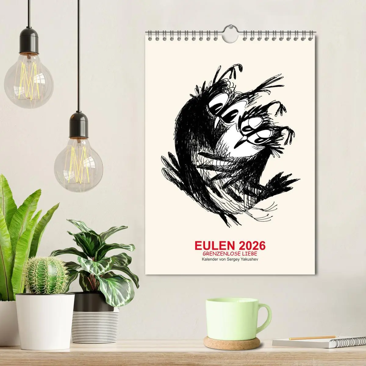 Bild: 9783516372298 | EULEN 2026 GRENZENLOSE LIEBE (Wandkalender 2026 DIN A4 hoch),...