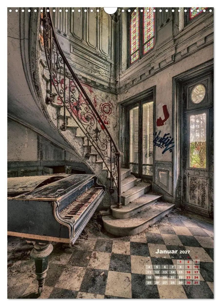 Bild: 9783569462298 | Lost Places - morbide Schönheiten (Wandkalender 2027 DIN A3 hoch),...
