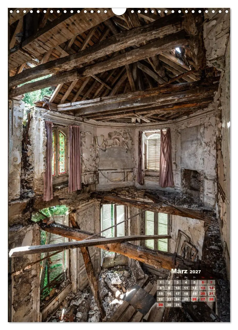 Bild: 9783569462298 | Lost Places - morbide Schönheiten (Wandkalender 2027 DIN A3 hoch),...
