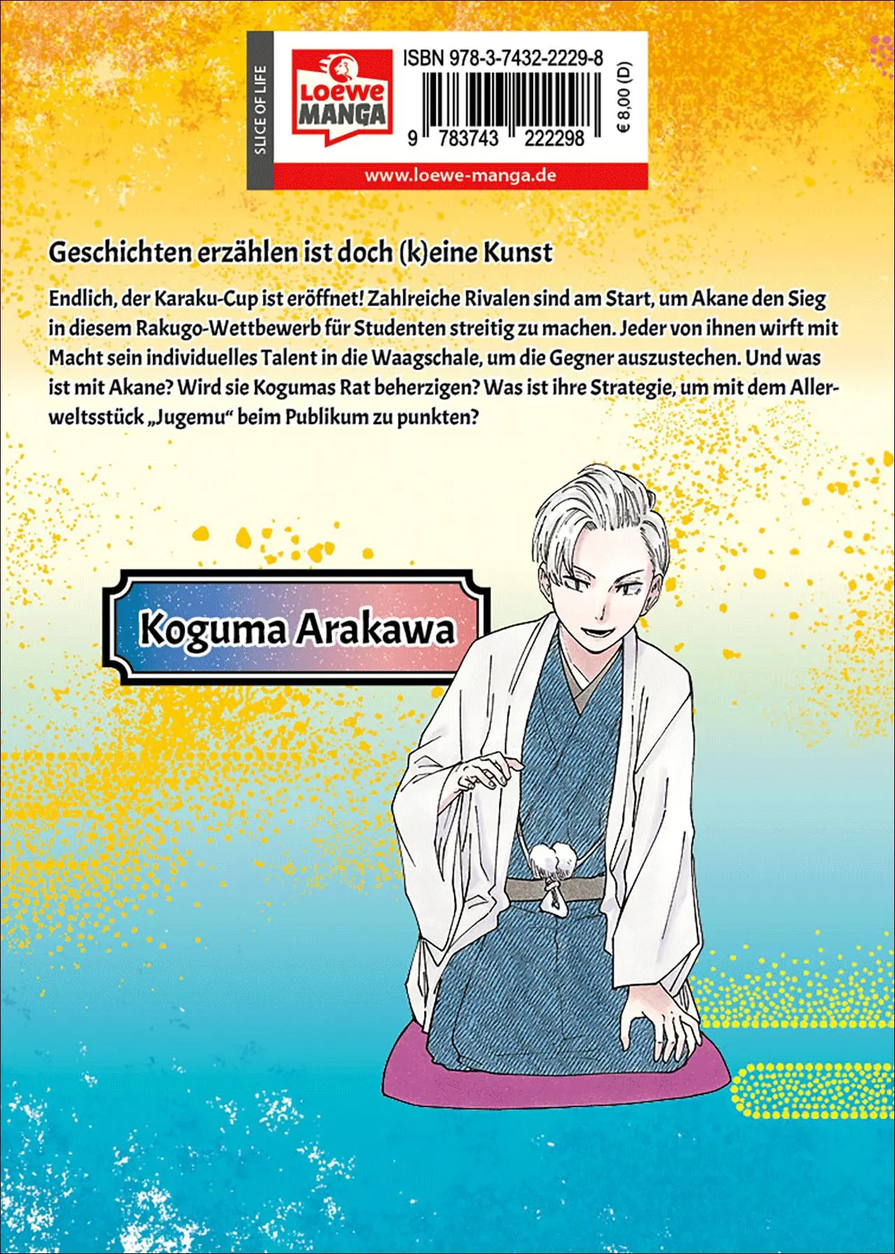 Rückseite: 9783743222298 | Akane-banashi 03 | Yuki Suenaga | Taschenbuch | 200 S. | Deutsch