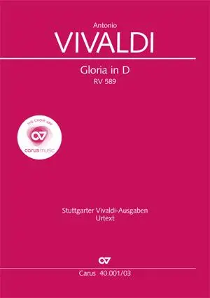 Cover: 9790007252298 | Gloria in D (revidierter Klavierauszug) | RV 589, 1713/1717 | Vivaldi