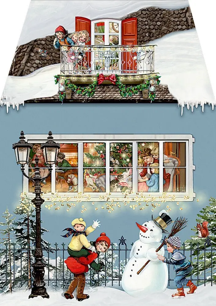 Bild: 4050003972398 | Miniatur-Adventskalender - Weihnachtshäuschen | Barbara Behr | 4 S.