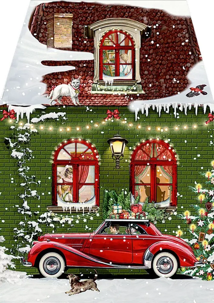 Bild: 4050003972398 | Miniatur-Adventskalender - Weihnachtshäuschen | Barbara Behr | 4 S.