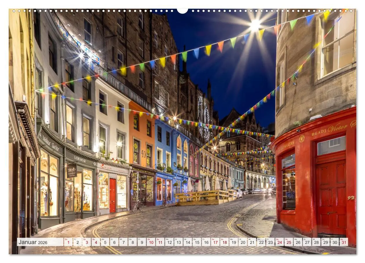 Bild: 9783457582398 | EDINBURGH Impressionen bei Tag und Nacht (Wandkalender 2026 DIN A2...