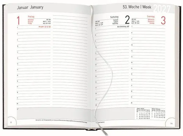 Bild: 9783819302398 | Buchkalender Chef-Timer Balaton blau 2027 | Korsch Verlag | Buch