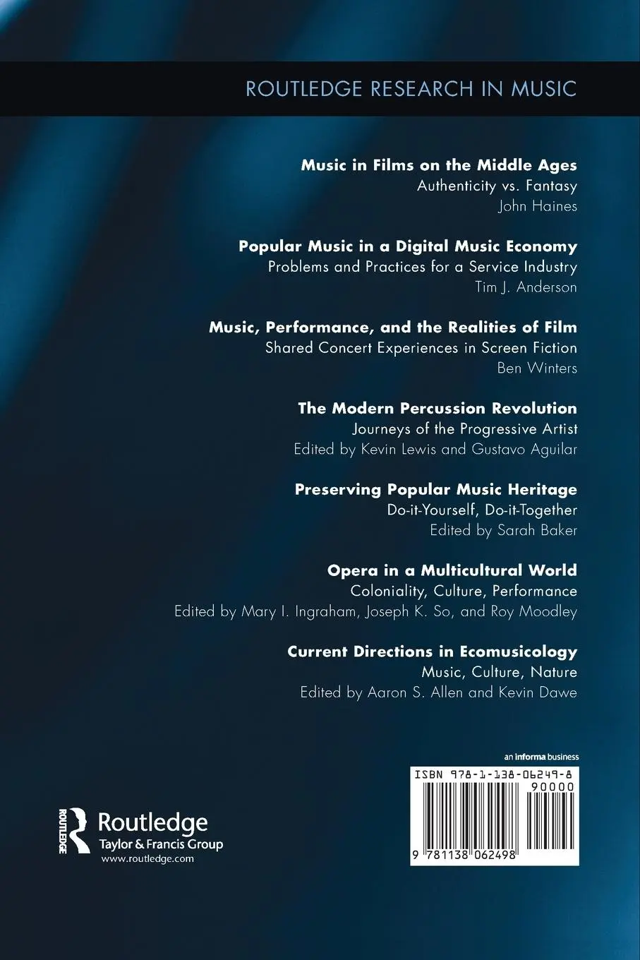 Rückseite: 9781138062498 | Current Directions in Ecomusicology | Music, Culture, Nature | Buch