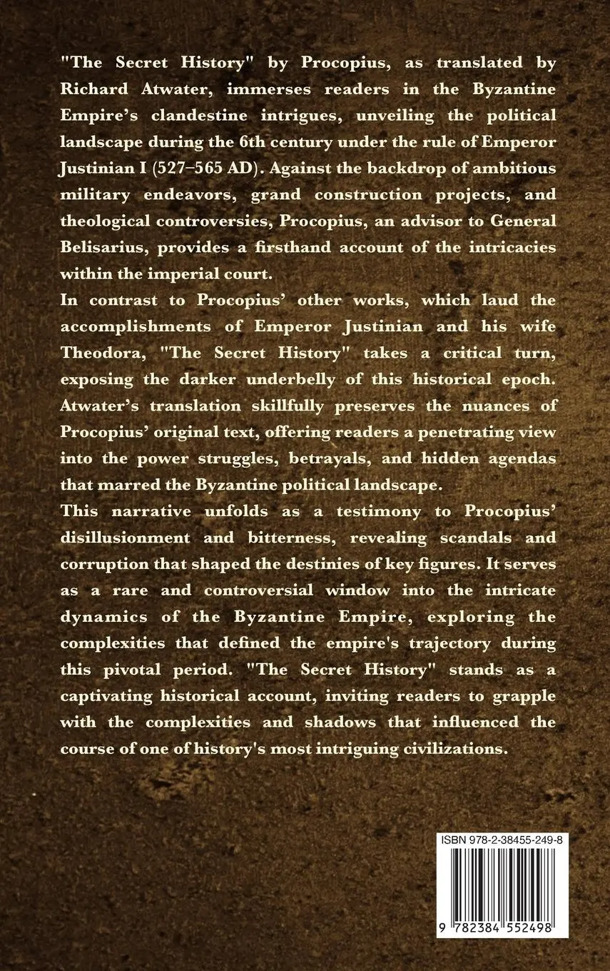 Rückseite: 9782384552498 | The Secret History | New Large Print Edition | Procopius | Buch | 2024