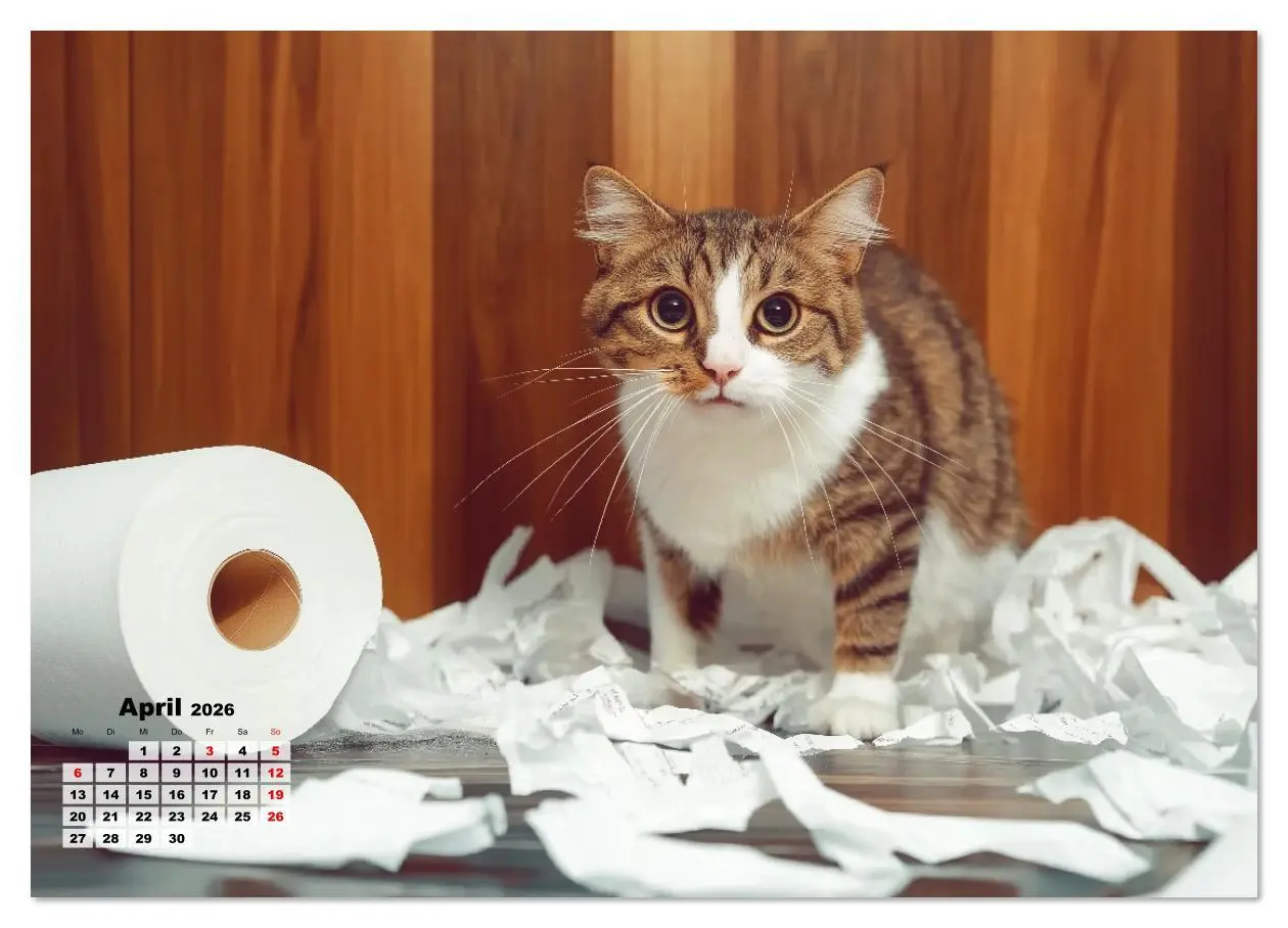 Bild: 9783457332498 | Momente eines Katzenbesitzers - Chaos der Samtpfoten (hochwertiger...