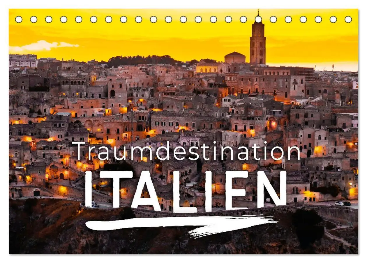 Cover: 9783457642498 | Traumdestination Italien (Tischkalender 2026 DIN A5 quer), CALVENDO...