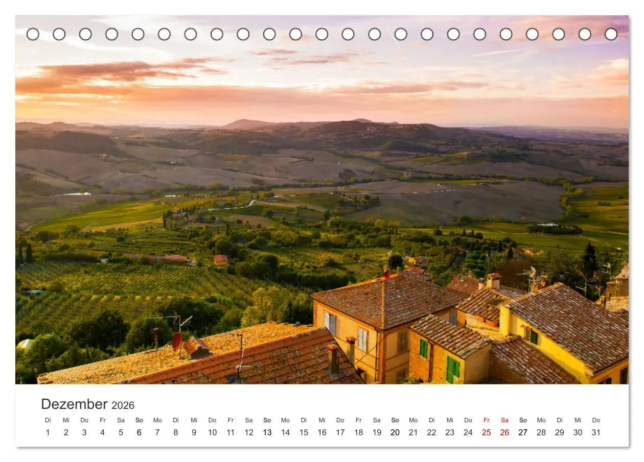 Bild: 9783457642498 | Traumdestination Italien (Tischkalender 2026 DIN A5 quer), CALVENDO...