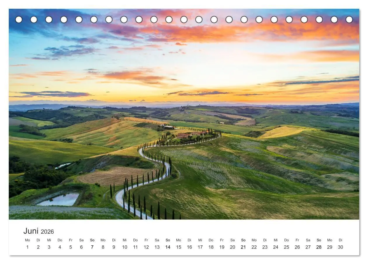 Bild: 9783457642498 | Traumdestination Italien (Tischkalender 2026 DIN A5 quer), CALVENDO...