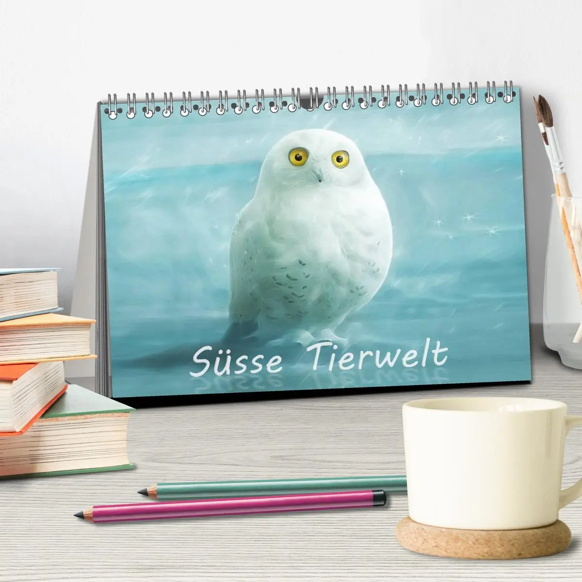 Bild: 9783516112498 | Süsse Tierwelt / CH-Version / Geburtstagskalender (Tischkalender...