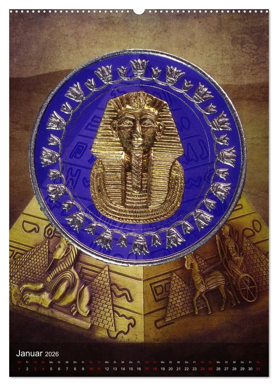 Bild: 9783516352498 | Münzen - Geld aus aller Welt (hochwertiger Premium Wandkalender...
