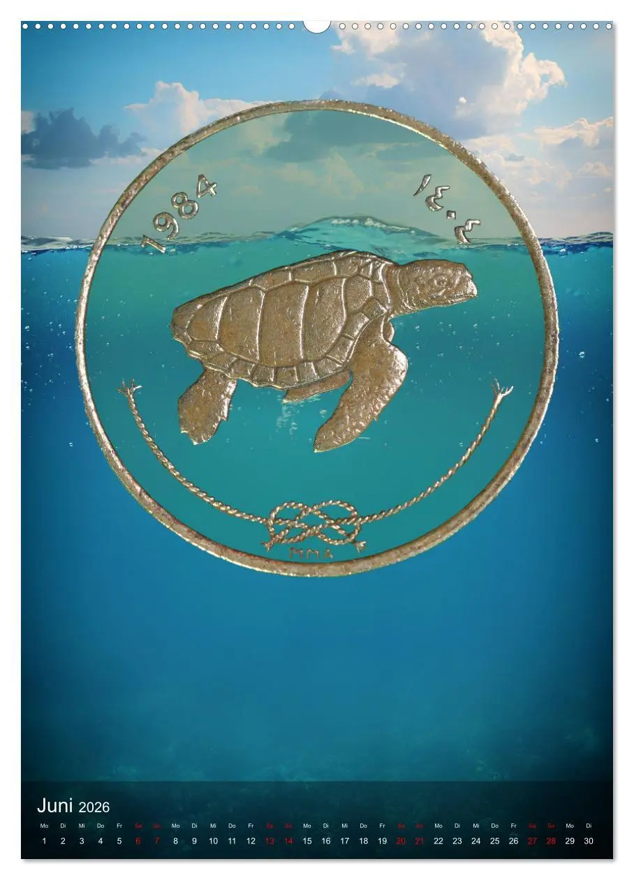 Bild: 9783516352498 | Münzen - Geld aus aller Welt (hochwertiger Premium Wandkalender...