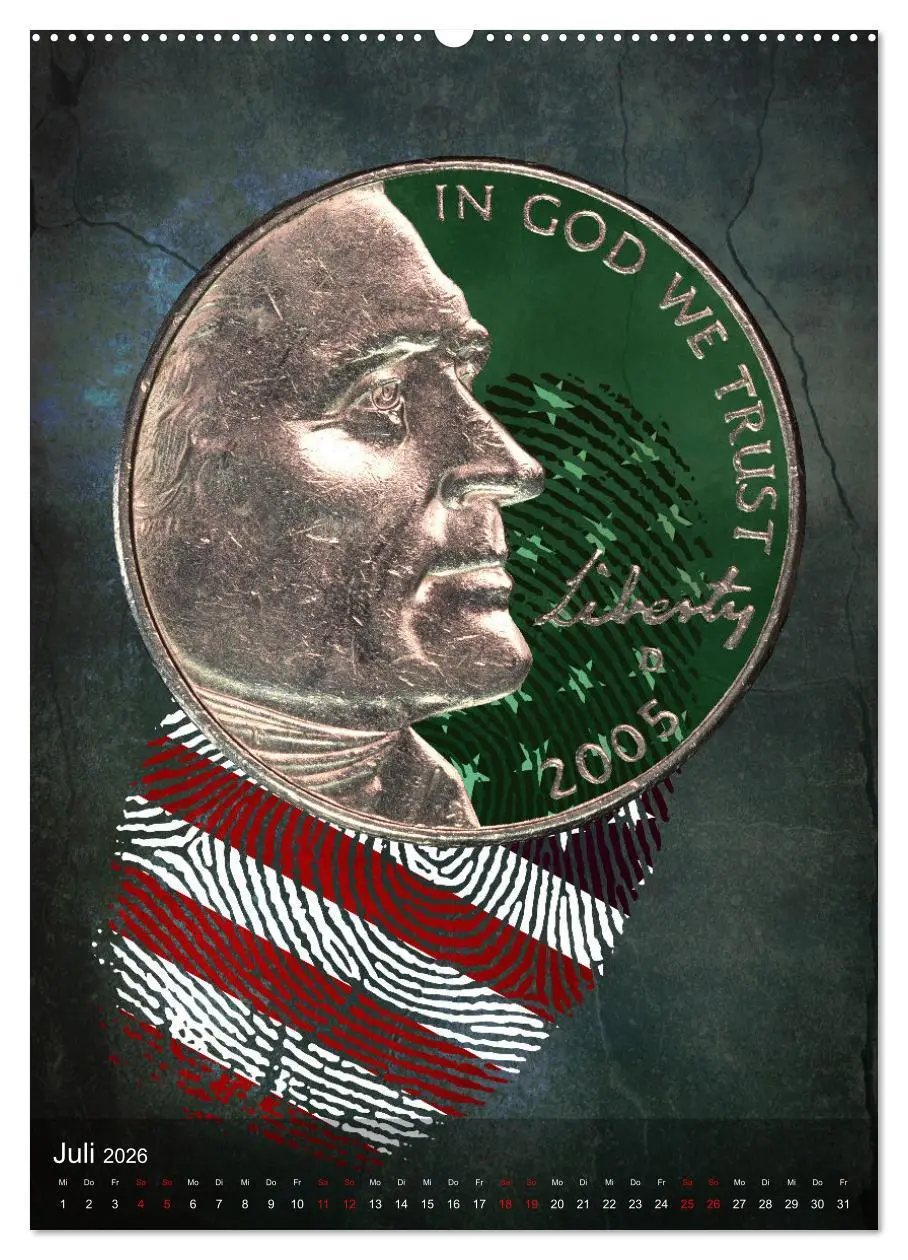 Bild: 9783516352498 | Münzen - Geld aus aller Welt (hochwertiger Premium Wandkalender...