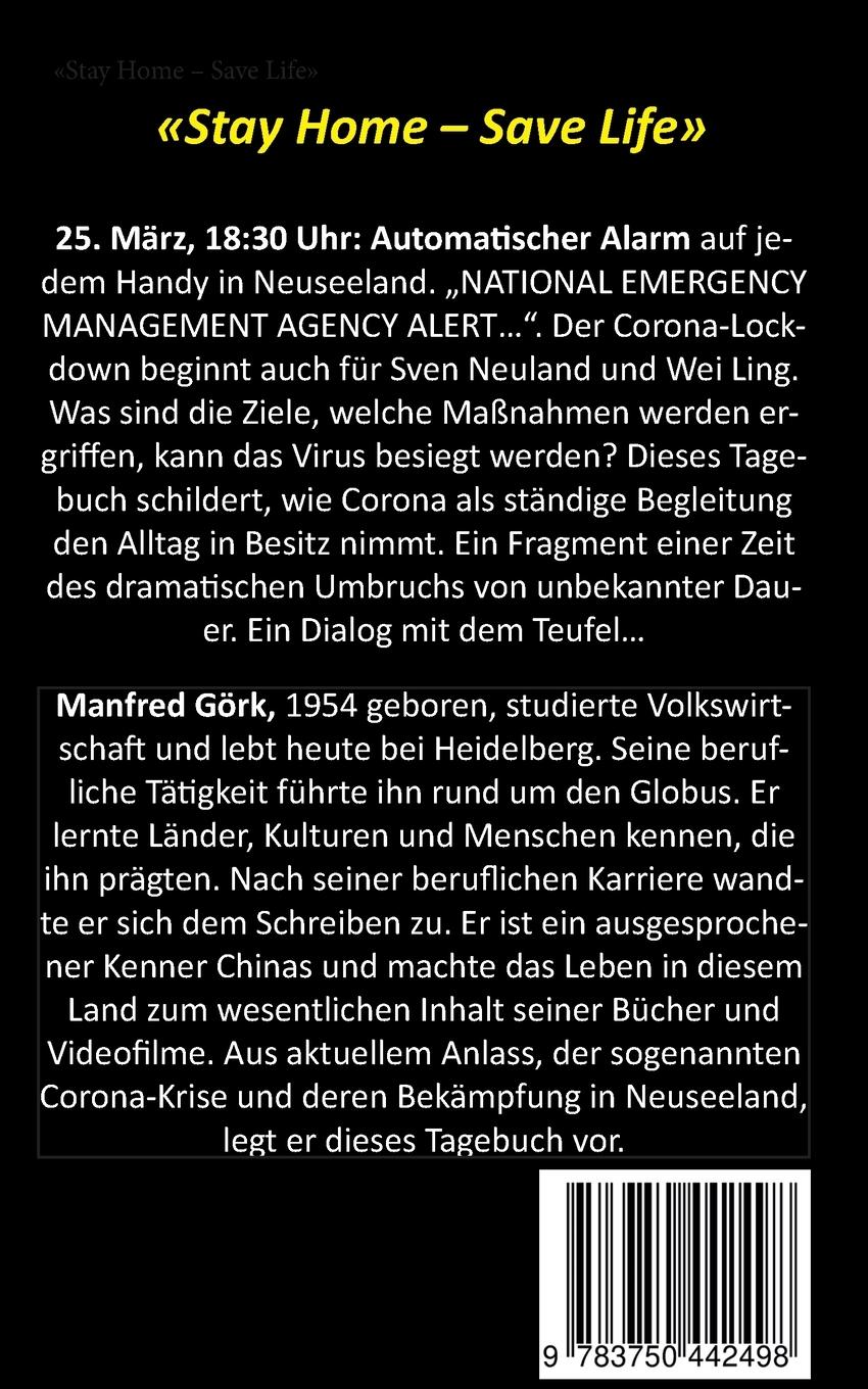 Rückseite: 9783750442498 | Lockdown in Neuseeland | CORONA-Reise-Tagebuch | Manfred Görk | Buch