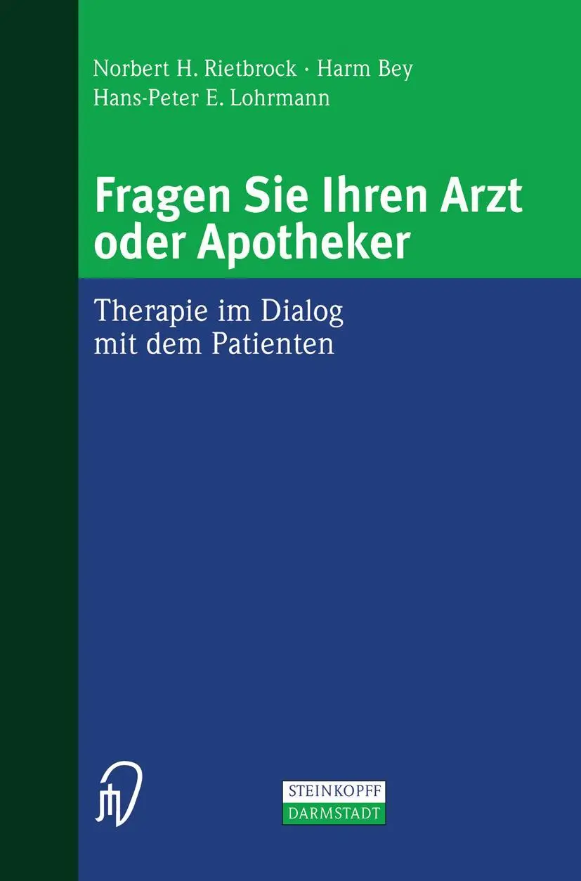 Cover: 9783798512498 | Fragen Sie Ihren Arzt oder Apotheker | N. H. Rietbrock (u. a.) | Buch