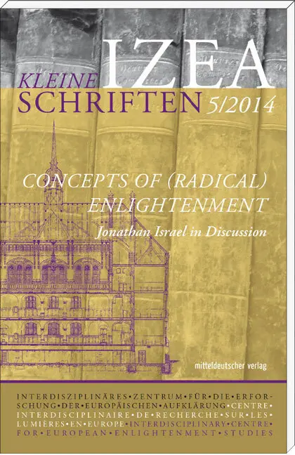 Cover: 9783954622498 | Concepts of (radical) Enlightenment | Jonathan Israel in Discussion